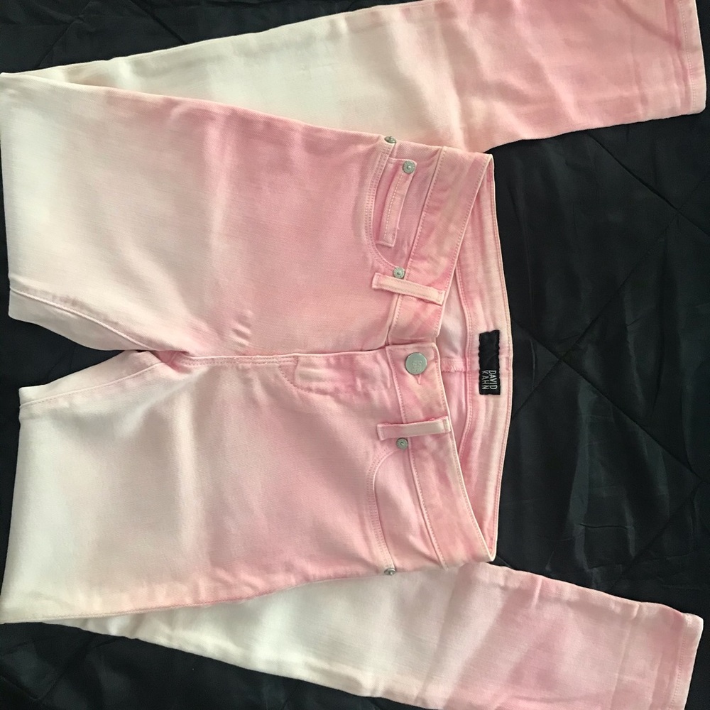 NWOT David Kahn Nikki cuffed ankle skinny jeans